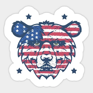 American bear Sticker